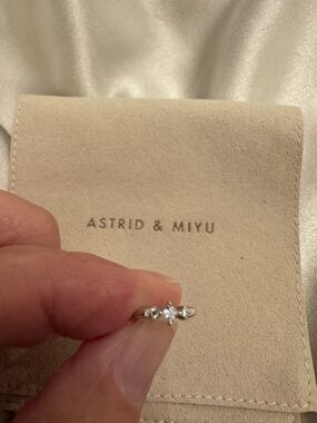 Silver Marquise & Round Crystal Huggie Earrings